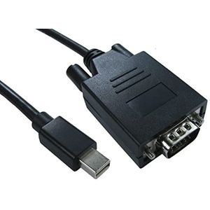 RS PRO DisplayPort-kabel A stekker DP (DisplayPort) Mini B VGA - stekker, 1m 1080p max. PVC
