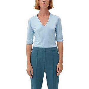 s.Oliver BLACK LABEL Dames T-shirts korte mouwen, blauw, 32