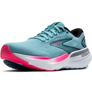 Brooks Glycerine GTS 21 Sneaker, 8 UK, Marokkaans Blauw Aqua Roze, 42 EU