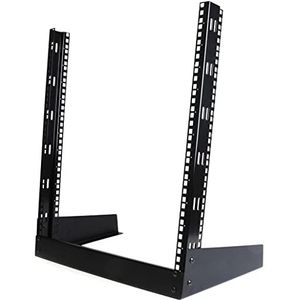 StarTech.com - 12U-Rack - Audio Video Rack - Computerrek - Open Rack - 12U - Laboratoriumframe - Rack voor PC met 2 palen