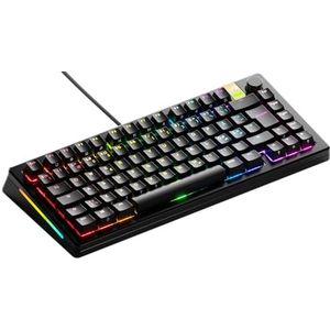 Glorious Gaming GMMK 3 PRO HE: Rapid Trigger Keyboard, hall effect, aluminium behuizing, 8K polling, hotswap MX & magnetische switches, modulair pakkingsysteem, TKL 75%, Nordische QWERTY - Zwart