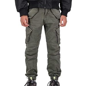 Alpha Industries Combat Pant LW Kinderen/Tieners Casual Broek voor Kinderen en Tieners Greyblack