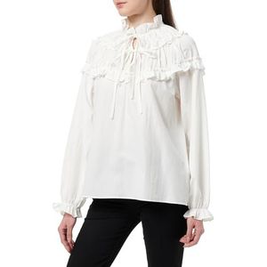 DreiMaster Vintage Damesblouse, wolwit, S