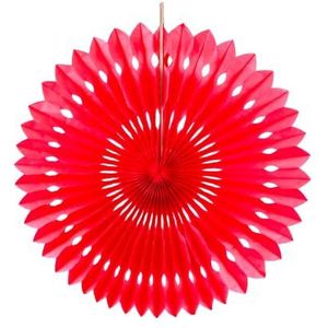 Skylantern Original 1878 Rozet van papier, 30 cm, rood