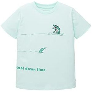 TOM TAILOR Jongens 1036056 Kinder T-Shirt, 31667-Light Aqua, 92/98, 31667 - Light Aqua, 92 cm