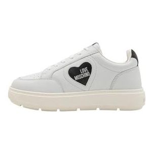 Love Moschino - Bold Love Sneaker - Wit - Leer