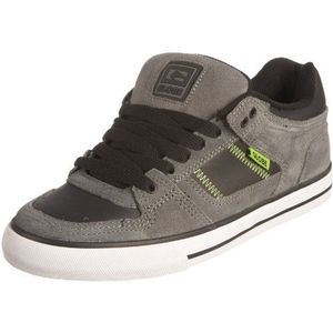 Globe Rage GBRAGE Uniseks sneakers voor volwassenen, Grijs Charcoal Black Lime, 39 EU