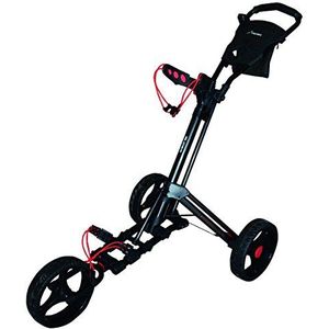 Xtreme Unisex Compact Golf Cart, inklapbaar, zwart/rood