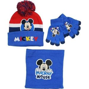 Disney Muts Snood Mickey, blauw, eenheidsmaat voor jongens, Blauw, Eén maat