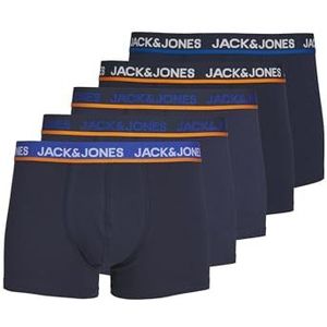 JACPOPBASIC Trunks 5 Pack, Navy Blazer/Pack: Navy Blazer - Navy Blazer - Navy Blazer - Navy Blazer, L