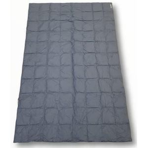 LOWLAND OUTDOOR Unisex Adult Travel Blanket, Navy Blue, 210 x 140cm