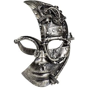 Boland 54524 - Masker Radarpunk, steampunk gezichtsmasker, oogmasker met elastiek, verkleedaccessoire voor carnaval, halloween en themafeest