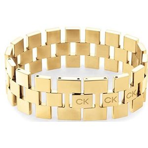 Calvin Klein Link Armbanden voor Dames GEOMETRIC Collectie, Eén maat, Roestvrij staal, Geen edelsteen