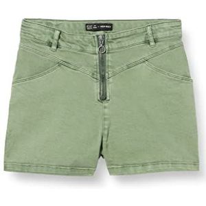 IKKS Korte broek voor meisjes, kaki gebruikt, 14 Jaren