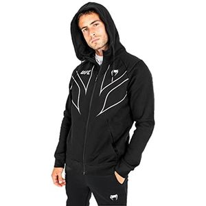 Venum UFC Fight Night 2.0 Replica Full Zip Hoodie Sweatshirt voor heren, zwart, XL