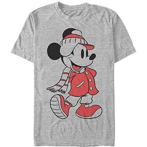 Disney Mickey Classic - Mickey Winter Fill Unisex Crew neck T-Shirt Melange grey 2XL