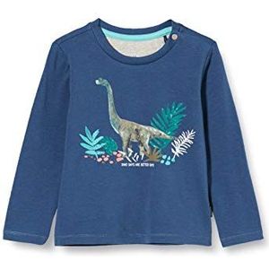 Noppies Baby-jongens B Regular T-shirt Ls Marengo shirt met lange mouwen, blauw (Dark Denim P083), 62 cm