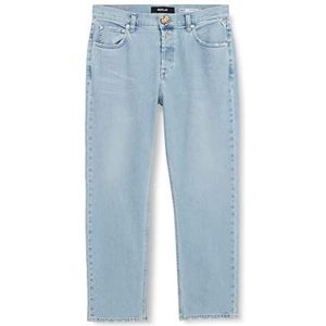 Replay Maijke Straight Jeans voor dames, 011 Super Light Blue, 24W x 30L