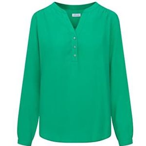 Seidensticker Damesblouse met lange mouwen, regular fit, groen, 34