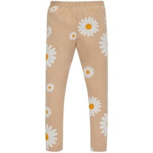 Pinokio Lggins voor babymeisjes, Bejge Flowers Daisy, 68