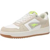 KangaROOS - Sneakers - Beige/Wit - Imitatieleer - Flexibele Zool