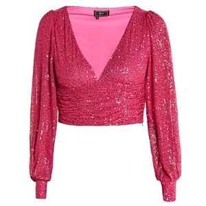 YASANNA Longsleeveshirt voor dames, roze, M