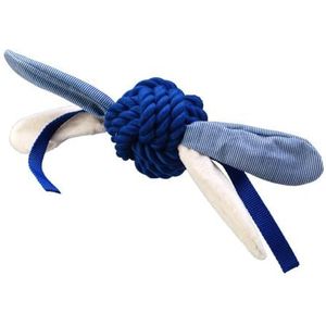 Huis Van Paws HP1004B Huis Van Paws Touw Bal met Blauwe Tags