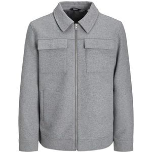 Bestseller A/S JJEMORRISON Wool Jacket SN wollen jas, Light Grey Melange, XL, lichtgrijs gem., XL