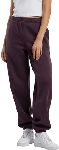 Build Your Brand - Fluffy Joggingbroek - Plumpurple - Dames - Losse Pasvorm