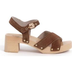 Scholl Dames Pescura Cate sandaal, Cognac., 38 EU