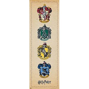 deurposter harry potter emblemen