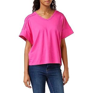 United Colors of Benetton T-Shirt 3PQYD1040, Fuchsia 02A, M Dames, fuchsia 02a, M