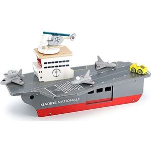 Vilac - Vliegtuighouder + accessoires Marine National, 9305, meerkleurig