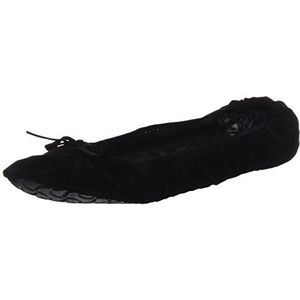 Mopec ballerinas van zwart fluweel met tas maat L, 2-pack textiel, 8.00 x 11.00 x 11.00 cm