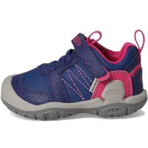 KEEN Unisex Kid's Knotch Peak Sneaker, Blauwe Diepten Roze Pauw, 8 UK