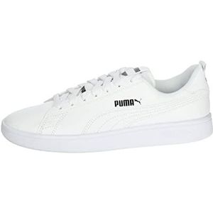 PUMA Unisex Smash V2 Tape Sneaker, Wit, 42 EU