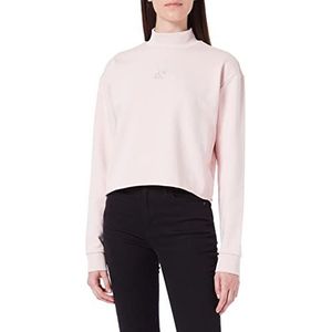 HUGO Women's Demola Sweatshirt, Light/Pastel Pink688, Regular Fit