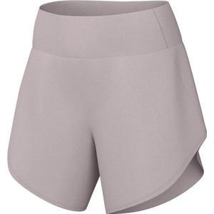 Nike Dames Shorts W Nk Bliss Df Mr 5In Br Short, Platinum Violet/Reflective Silv, DX6020-019, L
