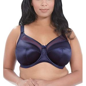 GODDESS Keira Full-cup beugelbeha, voor vrouwen met grote borsten, Inkt, 75L