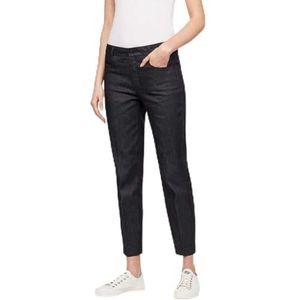 G-STAR RAW Dames D-STAQ Mid Taille Skinny Enkel Chino, Zwart (Raw Denim 9286-001), 24W x 32L