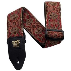 Ernie Ball Crimson Paisley Jacquard Strap