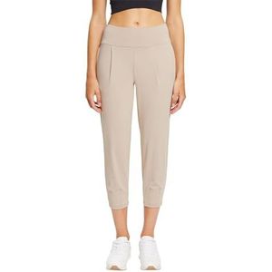 ESPRIT Sports Dames RCS Pants ED yogabroek, beige, S