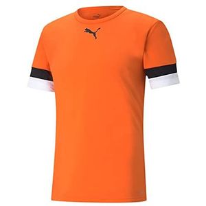 Puma - Teamrise - Shirt - Oranje - Korte Mouw - Kinderen
