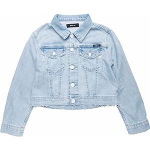 Replay Jeansjas voor meisjes, van comfort denim, 011 Super Light Blue, 10 Jaar