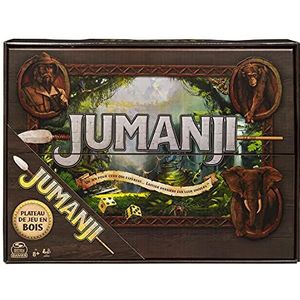 Spin Master - JUMANJI (6062543), bordspel met veel uitdagingen en filmomgeving, houten kist, 8 jaar en ouder [Franse editie]