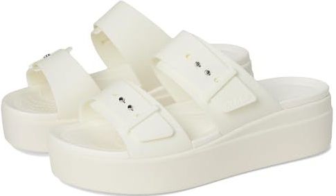 Crocs - Brooklyn Buckle - Sandalen - Chalk