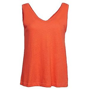 ESPRIT Dames 033EE1K332 T-shirt, 870/CORAL ORANGE, XXS, 870/Coral Orange, XXS