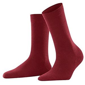 FALKE Dames Sokken Softmerino W SO Wol Katoen eenkleurig 1 Paar, Rood (Scarlet 8228), 39-40