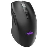 uRage Reaper 610 draadloze gamingmuis (9 programmeerbare toetsen, optische sensor 16.000 dpi, RGB, clics gaming TTC-Golden, 48 uur batterijduur, USB-C) zwart