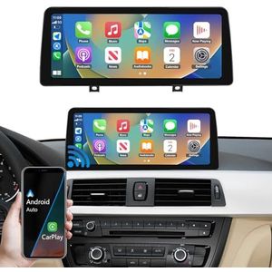 Road Top 12.3 Inch Autoradio Touchscreen Draadloze Carplay voor BMW 3.4 Series F30/F31/F33/F34/F35/F36 2012-2015 Jaar, Multimedia Radio Ontvanger, Ondersteuning Draadloze Android Auto, Mirrorlink